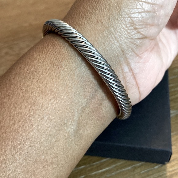 Bebe Two Toned Silver and Gold Crystal Bracelet - Picture 8 of 10